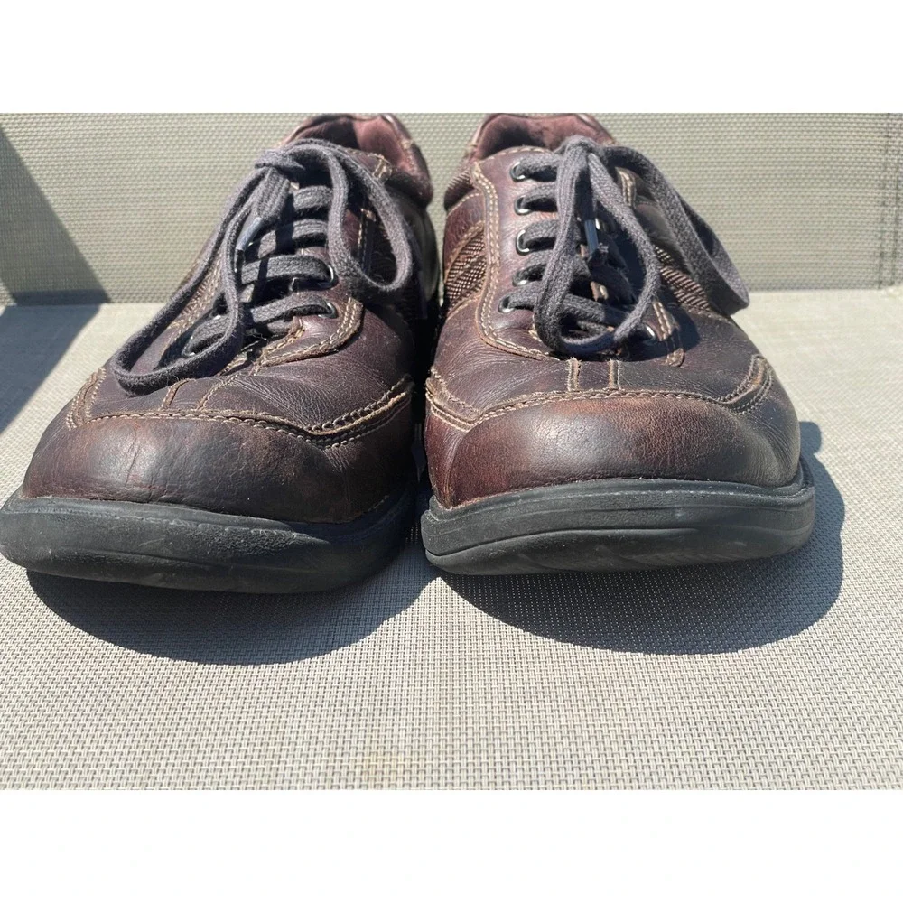 Clarks Collection Mens Brown Leather Lace Up Oxford Shoes 11M 26103266